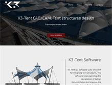 Tablet Screenshot of k3-tent.com